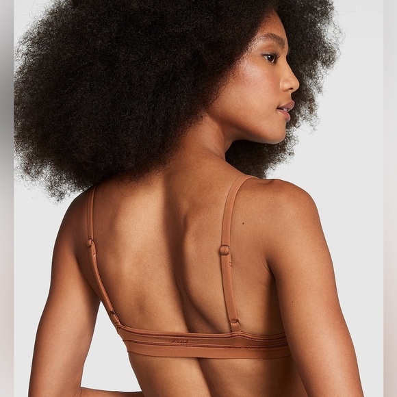 Victoria's Secret PINK BRALETTE BRA TOP TRIANGLE BRALETTE NWT Sz XL - Picture 3 of 6